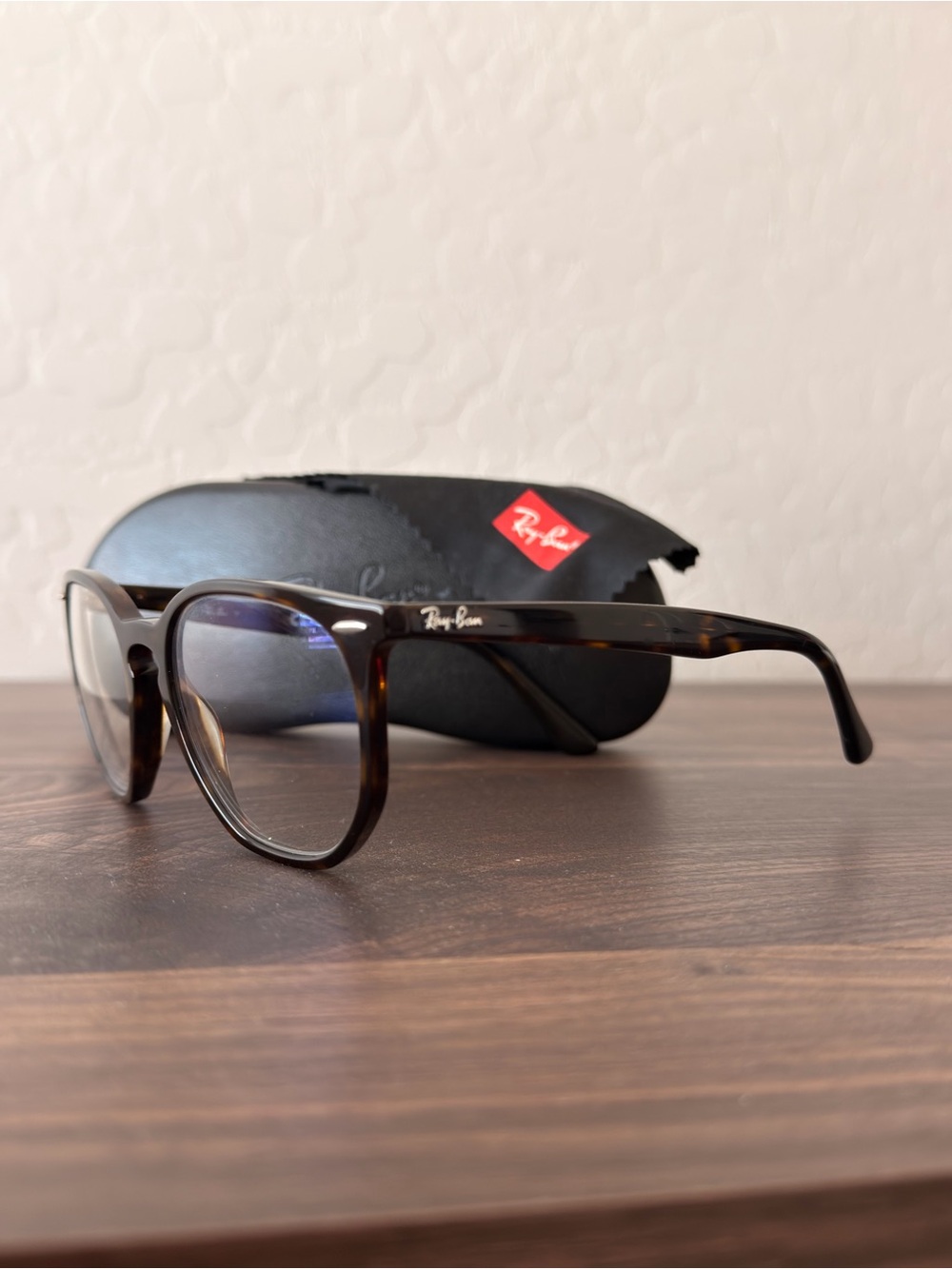 Ray-Ban Brown Tortoiseshell Square Optical Frames